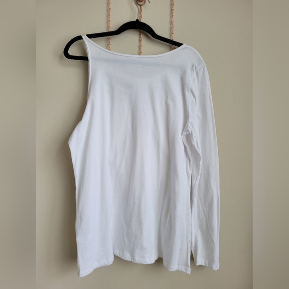 Vocal USA white long/sleeveless tee size L NWOT - Picture 7 of 11